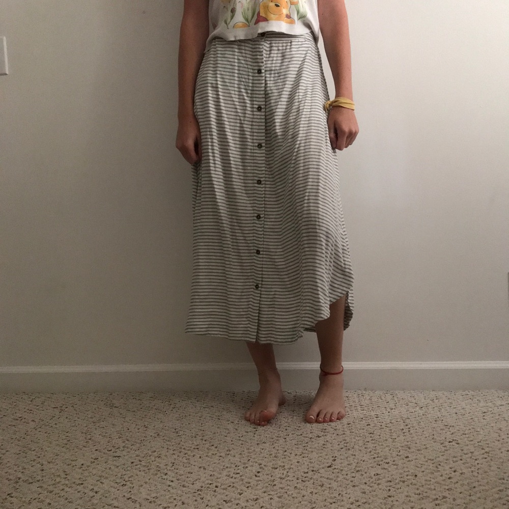Merona Striped Maxi Skirt